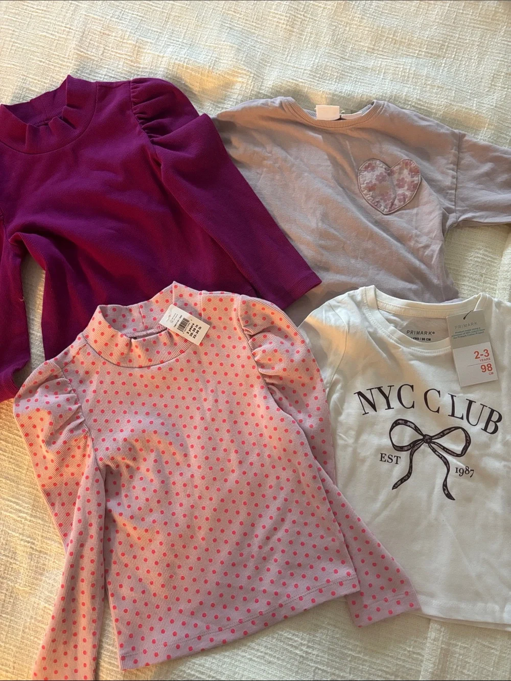 Girls 3t GAP, ZARA AND PRIMARK LONG SLEEVE Lot